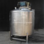 Mueller 500 Gallon 316 Stainless Steel Dome Top, Dish Bottom Single Shell Mix Tank