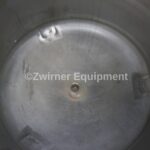 Walker Model SP 7167 200 Gallon Stainless Steel Bolt On Top Lid, Dish Bottom Single Shell Tank