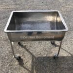30 Gallon Stainless Steel Wash Trough
