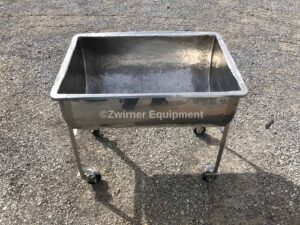 30 Gallon Stainless Steel Wash Trough