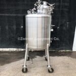 Precision Stainless 300 Liter (80 Gallon) 316L Stainless Steel Dome Top, Dish Bottom, Single Shell Pressure Tank