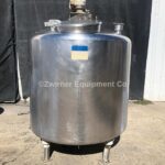 Cherry-Burrell 300 Gallon Stainless Steel Dome Top, Slope Bottom, Single Shell Tank