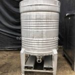 Theilmann 800 Liter (262 Gallon) Aluminum Single Shell Portable Tote, Dome Top, Cone Bottom