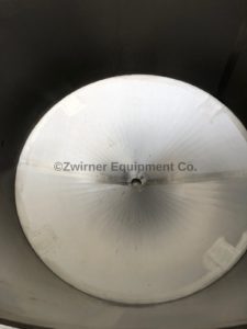 500 Gallon Stainless Steel Single Shell Tank, Bridge and Cover Top, Cone Bottom