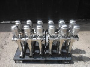Tri-Clover 3″ 12 Valve Cluster