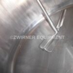 Cherry-Burrell 500 Gallon Refrigerated Dome Top, Slope Bottom, Vertical Storage Tank