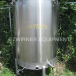 Sani-Matic 250 Gallon Stainless Steel Single Shell CIP Tank