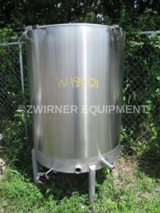 Sani-Matic 250 Gallon Stainless Steel Single Shell CIP Tank