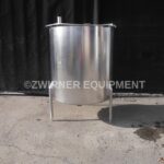 Stainless Steel 300 Gallon Single Shell CIP Tank