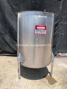 Stainless Steel 200 Gallon Single Shell CIP Tank