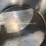 100 Gallon Stainless Steel Single Shell Balance Tank, Open Top, Portable CIP System