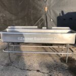 6′ Stainless Steel Wash Sink With Stainless Steel Backsplash