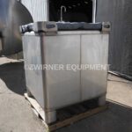 Hoover Group 300 Gallon Stainless Steel Single Shell Portable Tote
