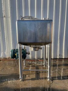 Walker Model Liqui-Mix, 100 Gallon Stainless Steel Single Shell Likwifier