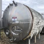 Cherry-Burrell Model HCW, 3,000 Gallon Refrigerated Horizontal Cylindrical Storage Tank