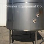 DCI 2,500 Gallon Dome Top, Cone Bottom, Pressure Wall Processor, 316L Interior