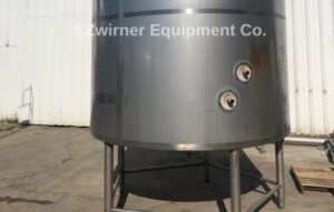 DCI 2,500 Gallon Dome Top, Cone Bottom, Pressure Wall Processor, 316L Interior