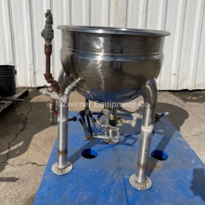 20 Gallon Stainless Steel Jacketed Kettle, Open Top
