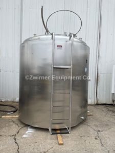 Crepaco 1,500 Gallon Dome Top, Reverse Dish Bottom, Pressure Wall Processor