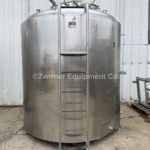 Crepaco 1,500 Gallon Dome Top, Reverse Dish Bottom, Pressure Wall Processor