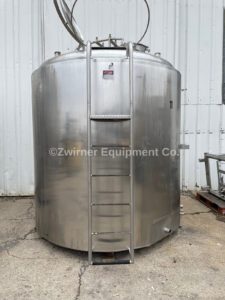 Crepaco 1,500 Gallon Dome Top, Reverse Dish Bottom, Pressure Wall Processor
