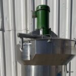 Cherry-Burrell 150 Gallon Stainless Steel Single Shell High Shear Mix Tank
