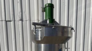 Cherry-Burrell 150 Gallon Stainless Steel Single Shell High Shear Mix Tank