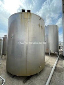 Walker Model CWBT, 3,600 Gallon Open Top, Reverse Dish Bottom, Pressure Wall Processor