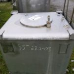 Clawson 345 Gallon 316 Stainless Steel Rectangular Single Shell Portable Tote Tank