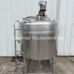 Crepaco 500 Gallon Dome Top, Cone Bottom, Pressure Wall Processor