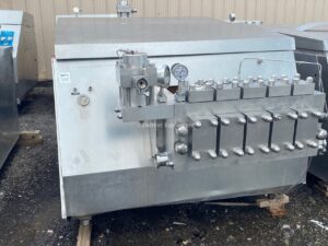 APV Gaulin Model G132Q-2P, Stainless Steel Clad Homogenizer