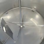 Custom Metalcraft Model 1131300, 1,500 Gallon Stainless Steel Dome Top, Dish Bottom, Single Shell Mix Tank