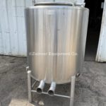 100 Gallon Stainless Steel CIP Tank, Dome Top, Slope Bottom