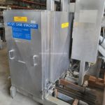 DAIRY CONVEYOR CORP. STAINLESS STEEL SINGLE LANE DOUBLE CASE STACKER