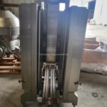 DAIRY CONVEYOR CORP. STAINLESS STEEL SINGLE LANE DOUBLE CASE STACKER