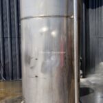 350 GALLON STAINLESS STEEL SINGLE SHELL CIP TANK