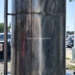 350 GALLON STAINLESS STEEL SINGLE SHELL CIP TANK