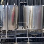 S2 X 300 GALLON STAINLESS STEEL CIP TANKS