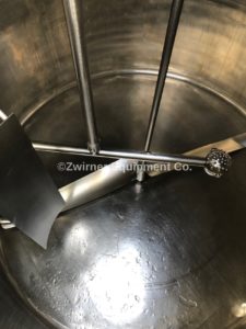 Crepaco 600 Gallon Stainless Steel Dome Top, Slope Bottom, Pressure Wall Processor Tank