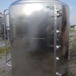 Cherry Burrell Model PA-EPDA 1,000 Gallon Dome Top, Slope Bottom Stainless Steel Pressure Wall Process Tank