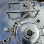 Cherry Burrell Model PA-EPDA 1,000 Gallon Dome Top, Slope Bottom Stainless Steel Pressure Wall Process Tank