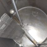 Cherry Burrell Model PA-EPDA 1,000 Gallon Dome Top, Slope Bottom Stainless Steel Pressure Wall Process Tank