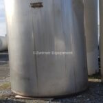 Walker 6,000 Gallon Stainless Steel Single Shell Storage Tank, Model SSBT, Dome Top, Reverse Dish Bottom
