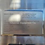 Feldmeier 500 Gallon Stainless Steel Single Shell Mix Tank, Dome Top, Cone Bottom