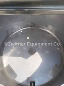 New 70 Gallon Stainless Steel PMO Legal Balance Tank, Raised Bridge with Hinged Lid