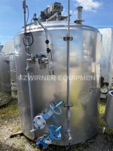 CHERRY BURRELL MODEL EPDA 1,000 GALLON STAINLESS STEEL PRESSURE WALL PROCESSOR