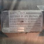 APV CREPACO 1,000 GALLON STAINLESS STEEL DOME TOP, CONE BOTTOM PRESSURE WALL PROCESSOR