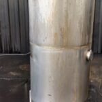 150 GALLON STAINLESS STEEL SINGLE SHELL TANK