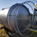 MUELLER 6,000 GALLON ALL STAINLESS STEEL REFRIGERATED SILO TYPE STORAGE TANK