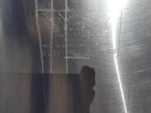 SUNSET MODEL MC-300PX 300 GALLON STAINLESS STEEL INSULATED BULK TANK